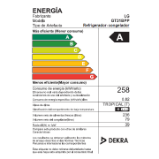 LG Refrigeradora LG Top Freezer 315L con Door Cooling, GT31BPP